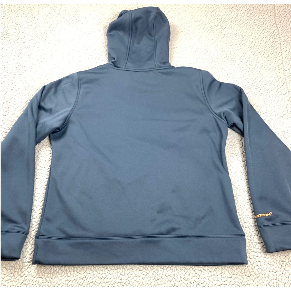 Under Armour Hoodie Mens XL Blue ColdGear Storm1 Loose Fit Pullover Sweatshirt - Picture 4 of 8